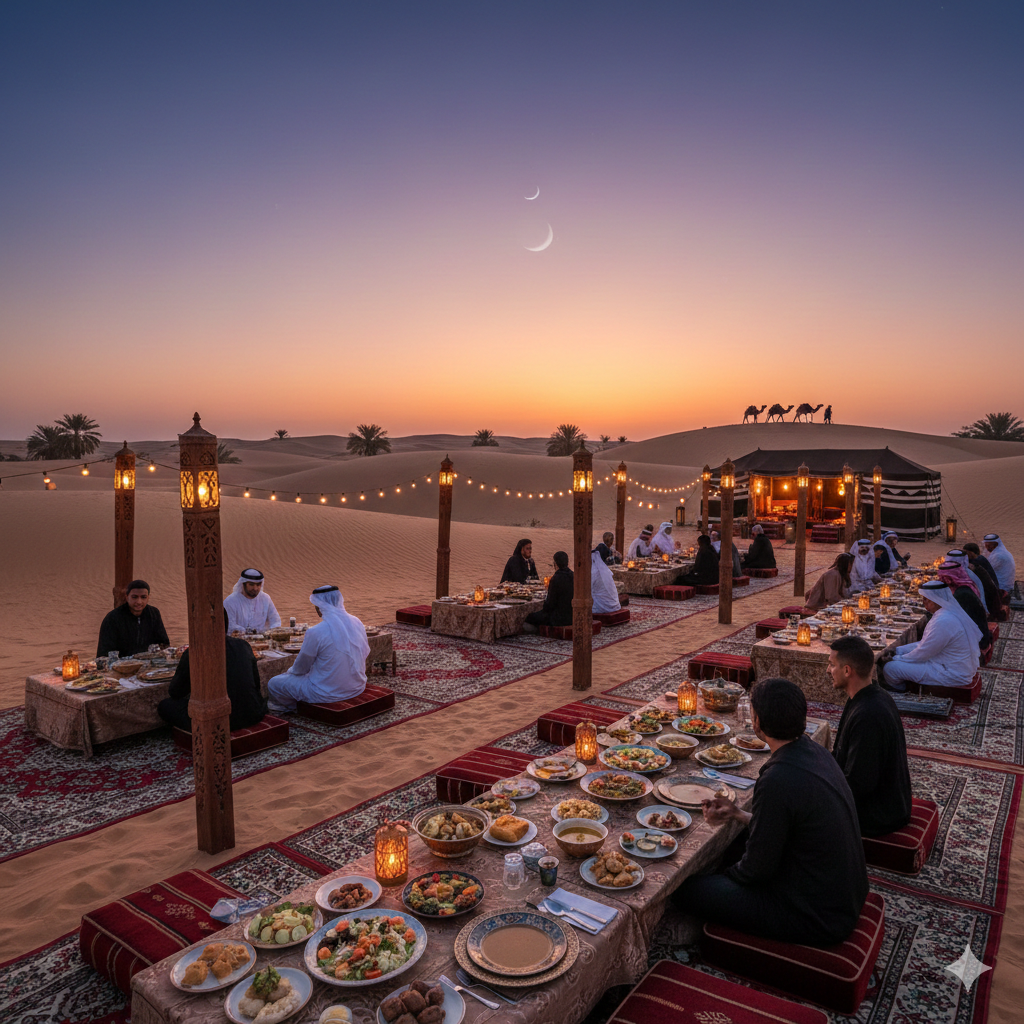 Iftar in Dubai Desert