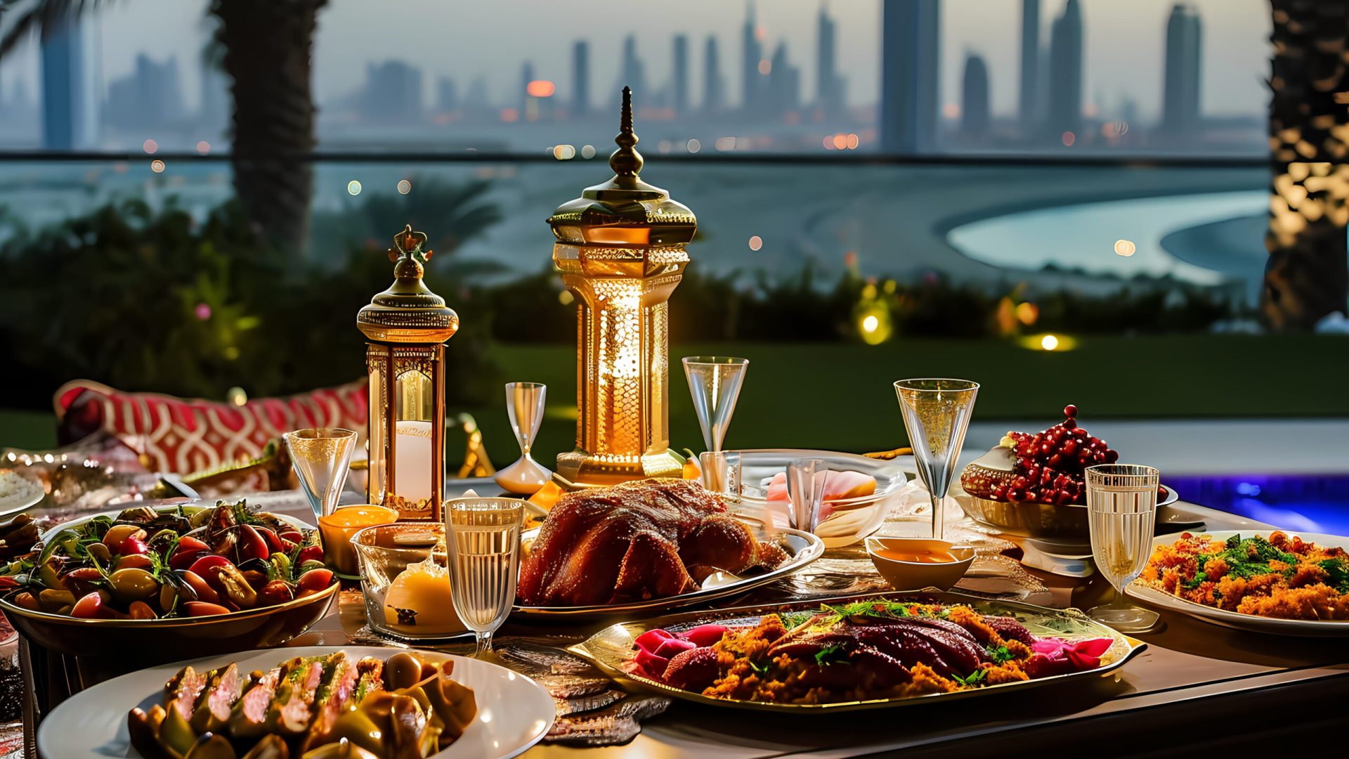 close-up-appetizing-ramadan-meal