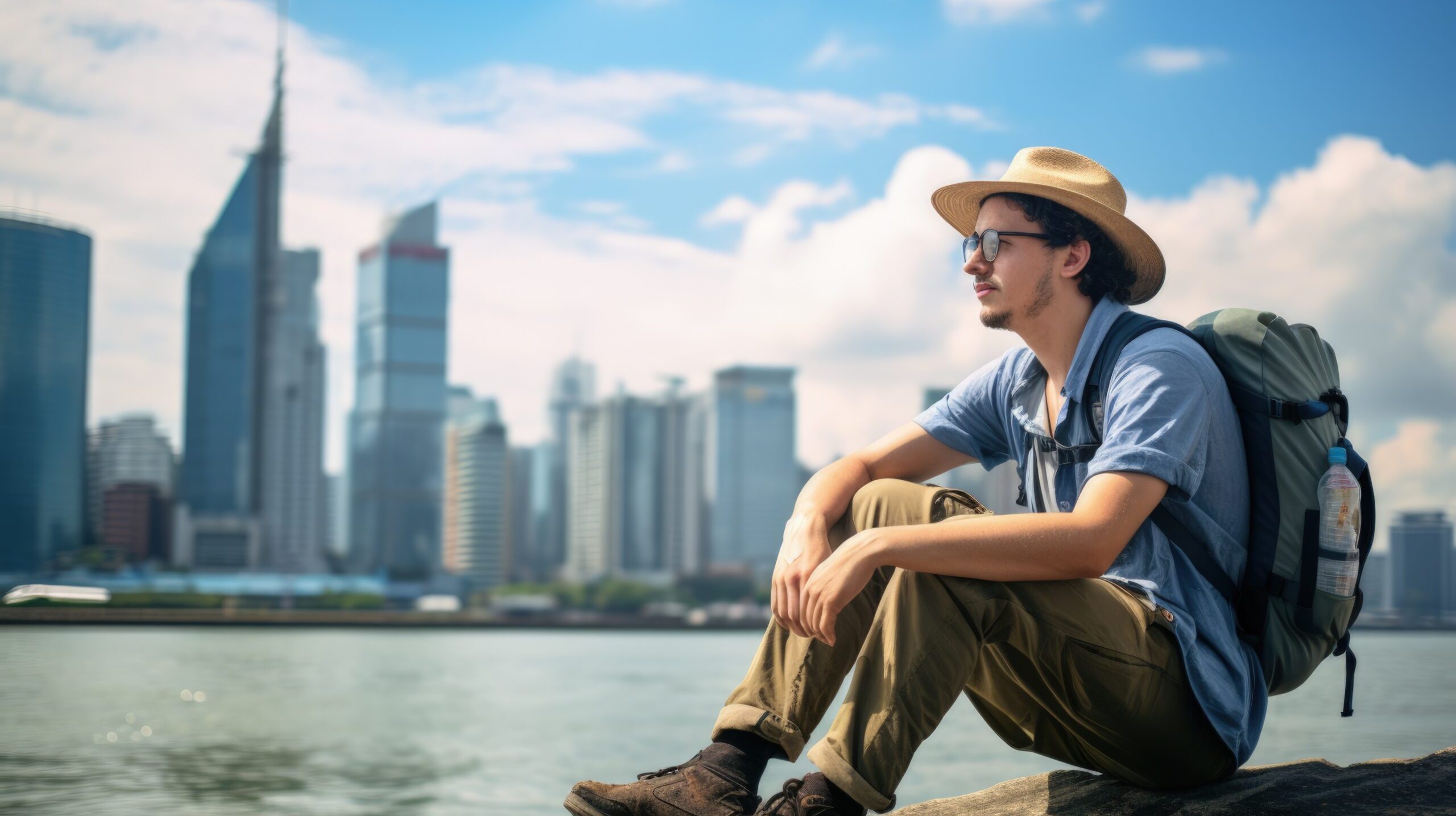 close-up-man-prepared-traveling