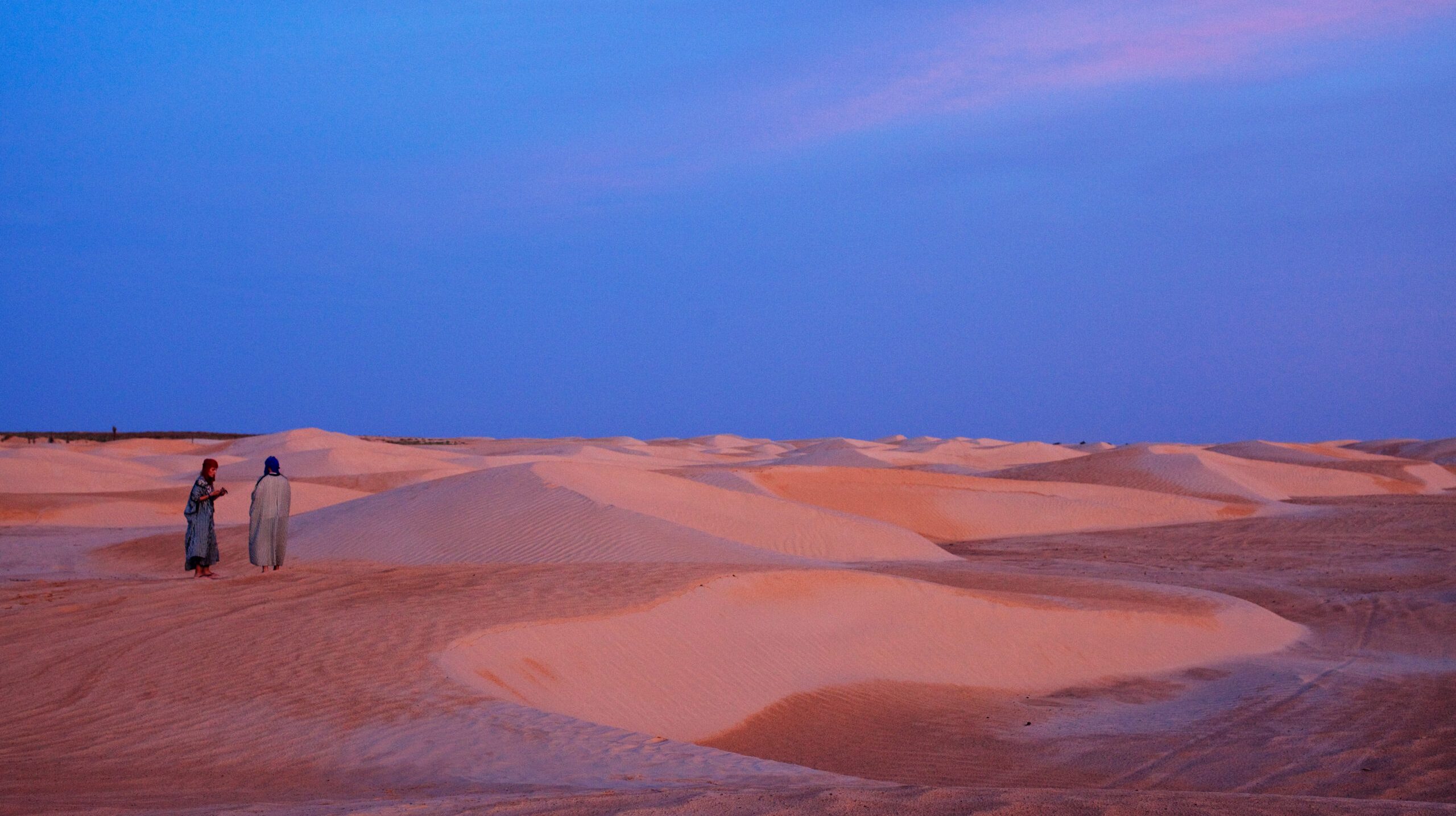 scenic-view-desert-against-clear-sky