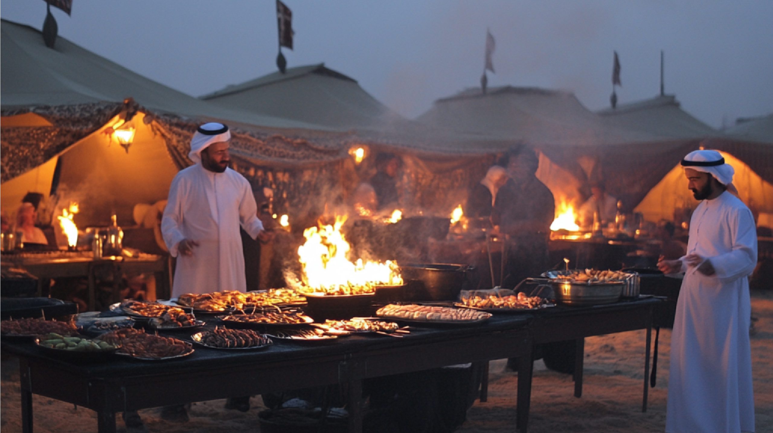 traditional-arabic-bbq-dinner-entertainment-desert-safari-camp